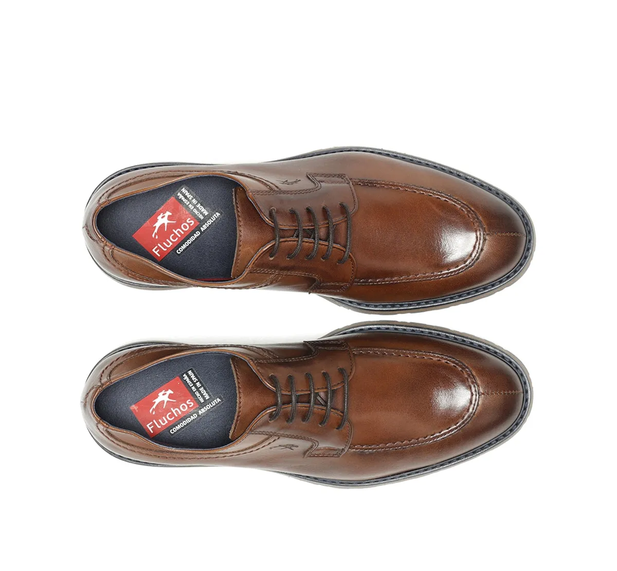 Fluchos Ulrich F1874 scarpe uomo marroni pelle