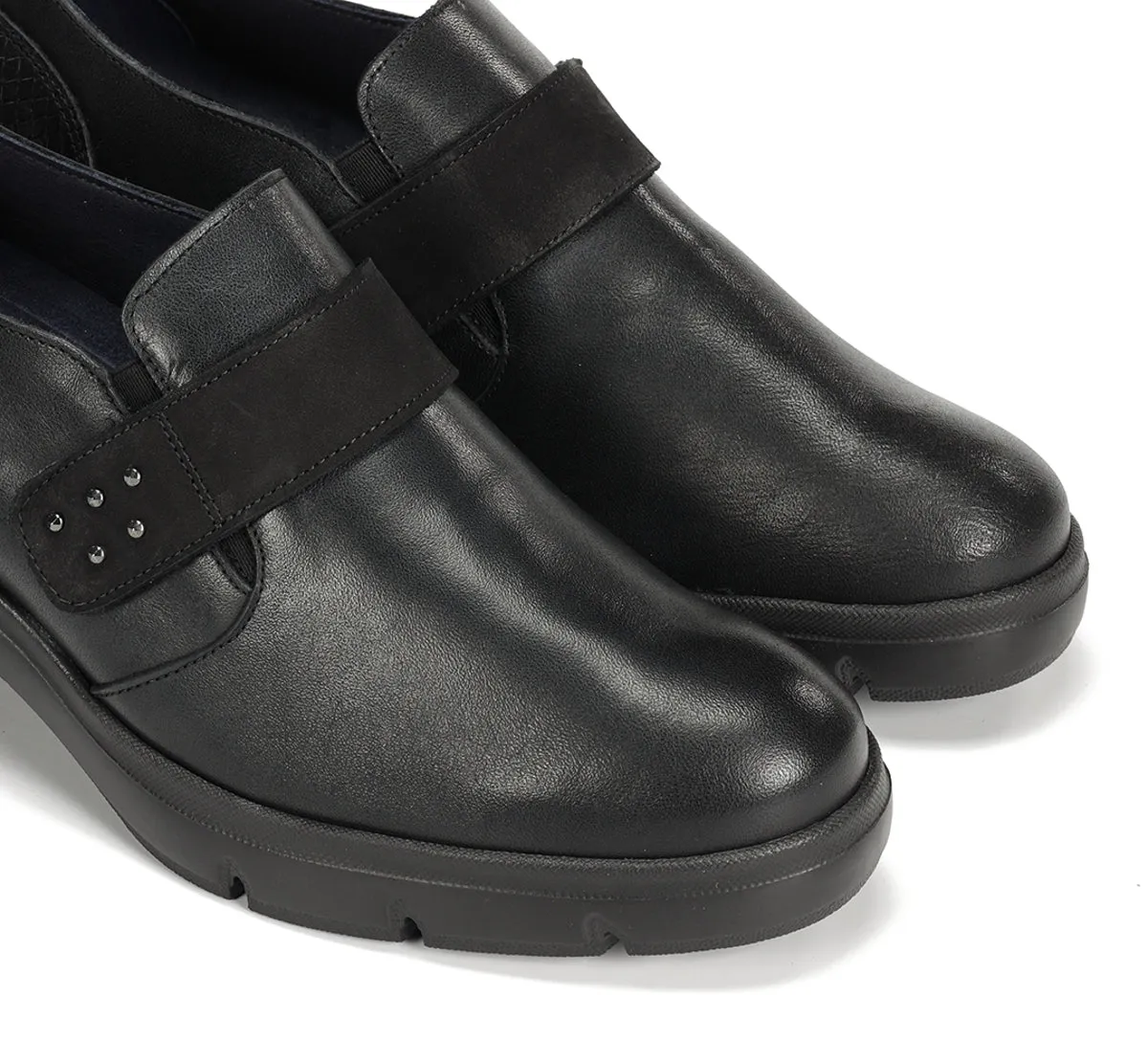 Fluchos Fugaz F2112 slip-on donna nere platform