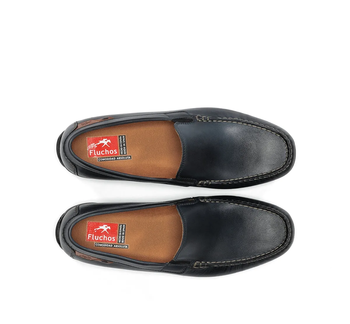 Fluchos Samoa F2208 mocassini uomo blu morbidi