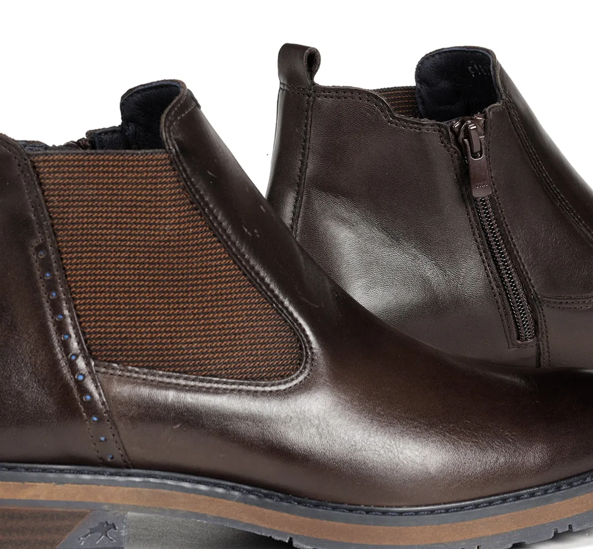 Fluchos Ulrich F1873 stivaletti uomo marrone pelle