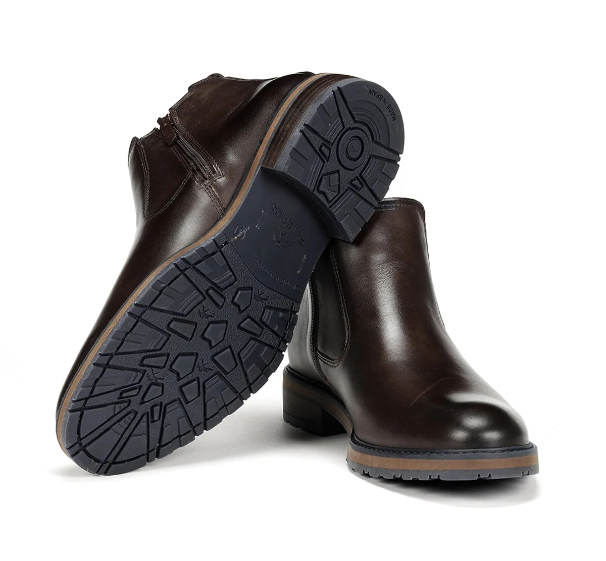 Fluchos Ulrich F1873 stivaletti uomo marrone pelle