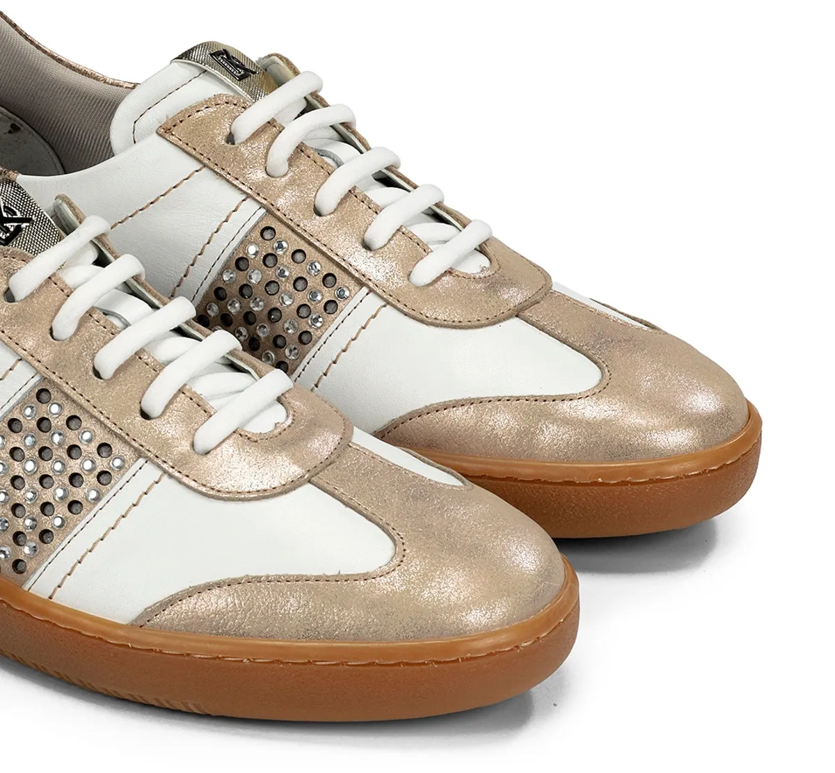 Dorking Lynn D9478 sneakers donna oro metallizzato