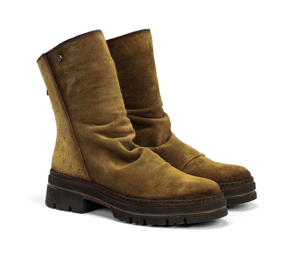 Fluchos Cosmo D9397 stivaletto verde suola track