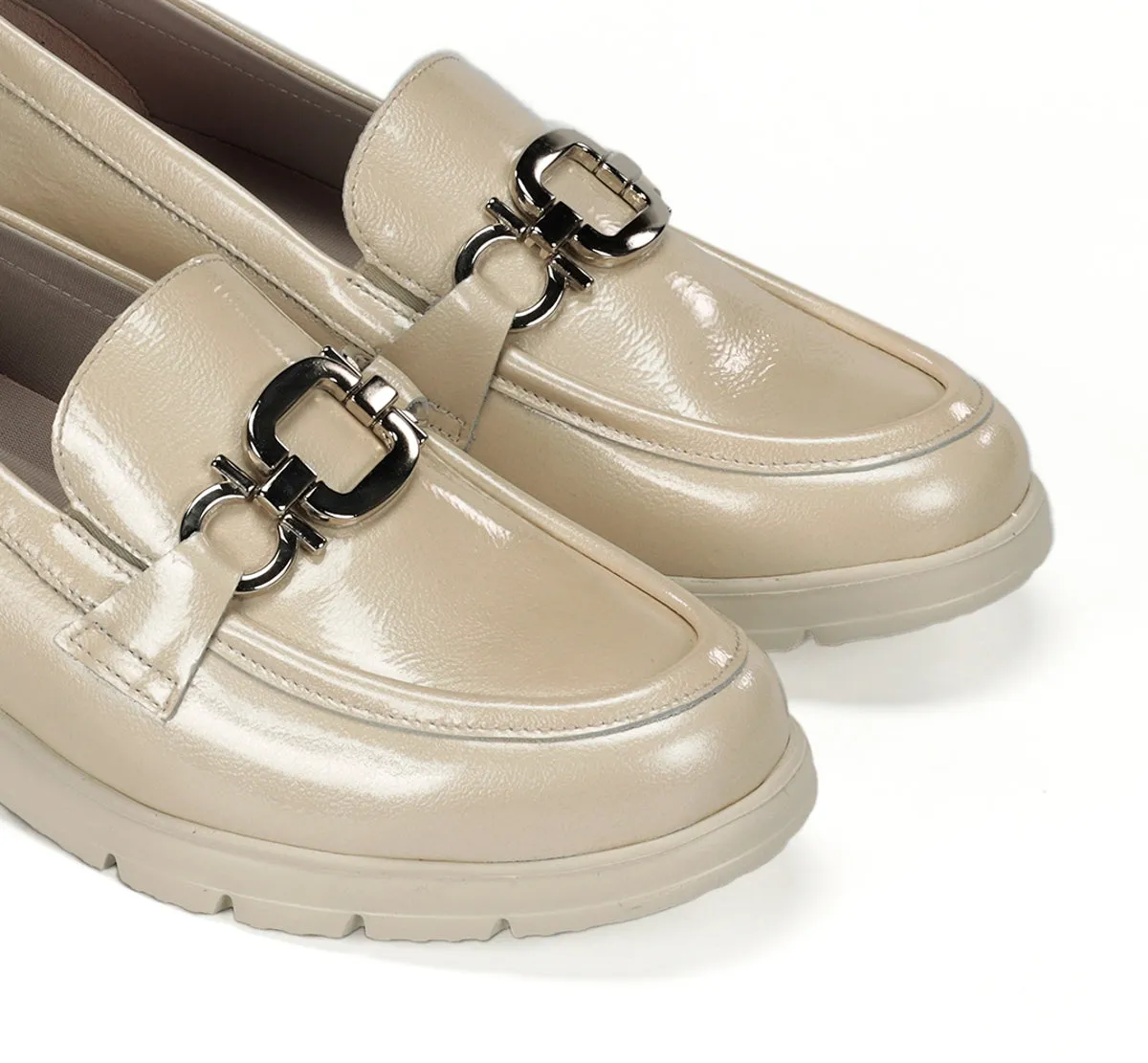Fluchos Gladis F2282 mocassini donna taupe leggeri