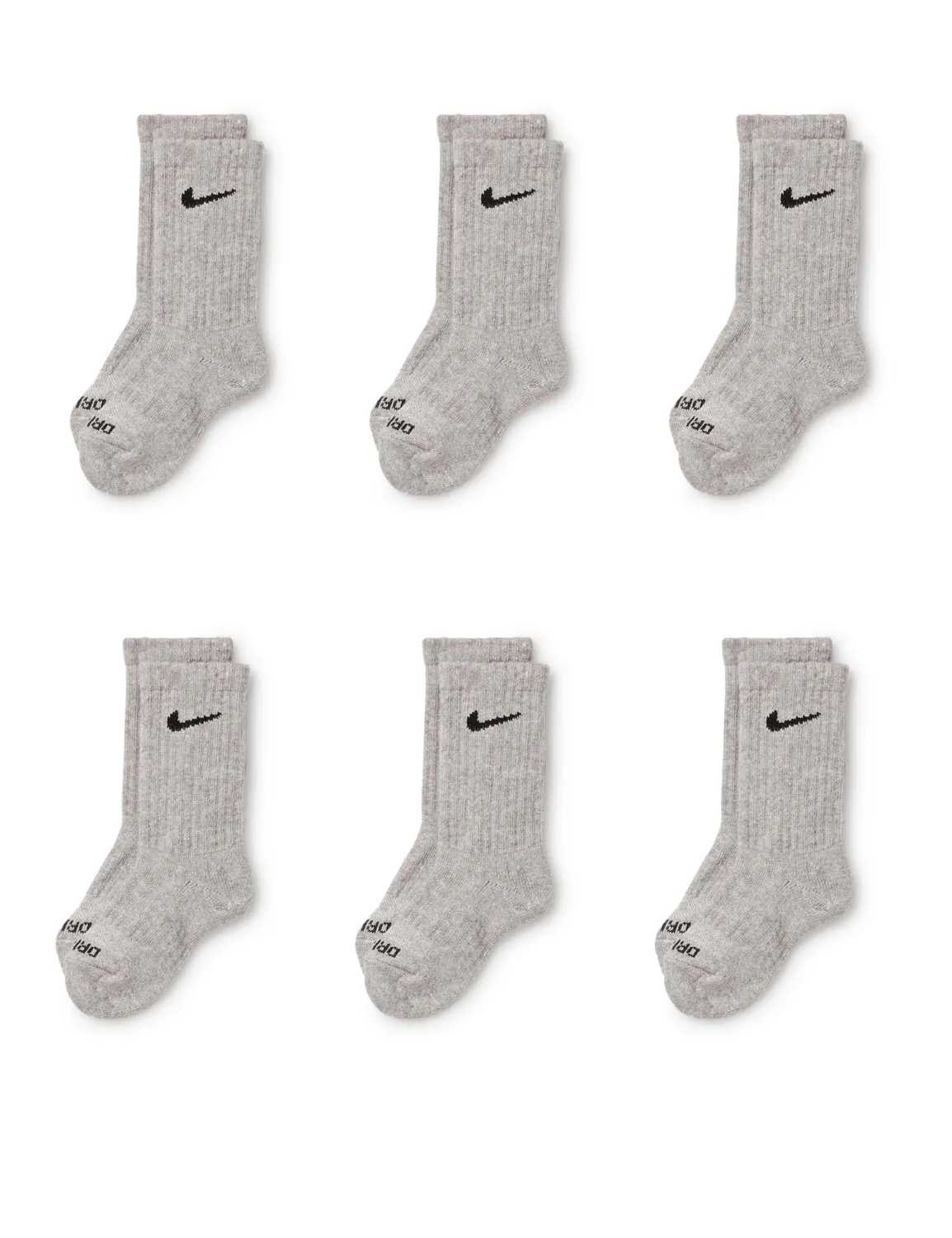 Nike Everyday Cushion Calzini Bambini 6 Paia Bianchi