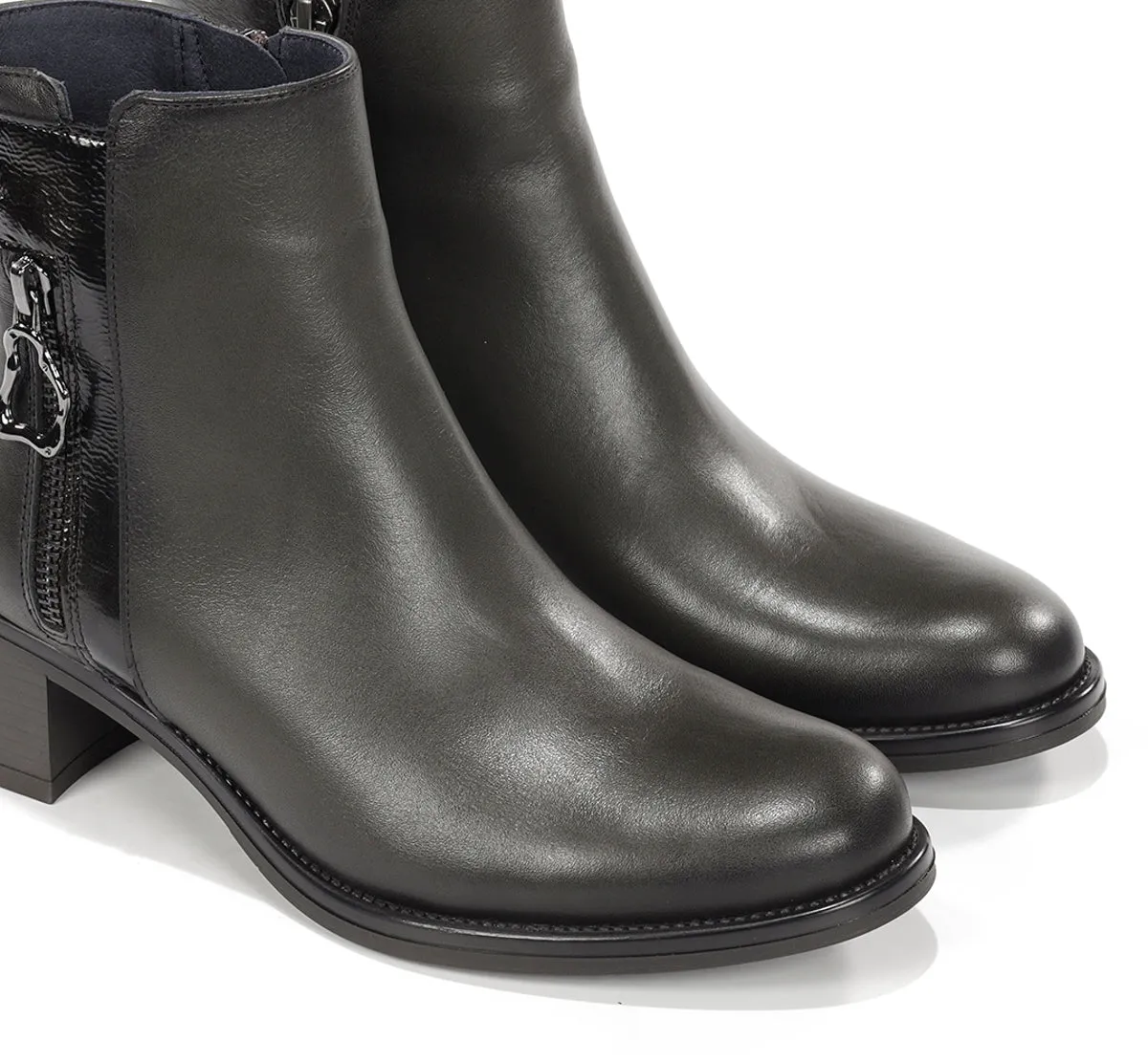 Fluchos Chiara D9434 stivaletti donna verdi tacco