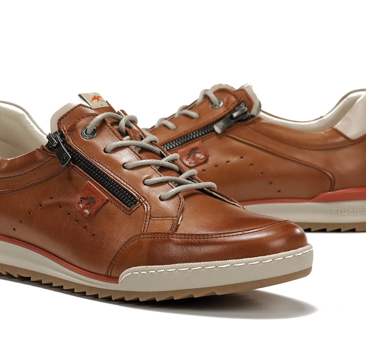 Fluchos Elder F2384 sneaker marrone suola dentellata