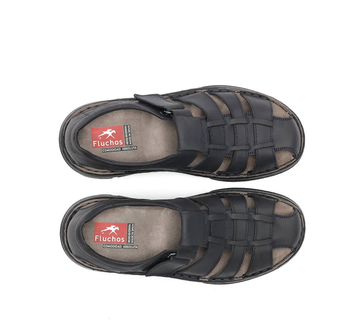 Fluchos Azores F2199 sandali uomo blu velcro