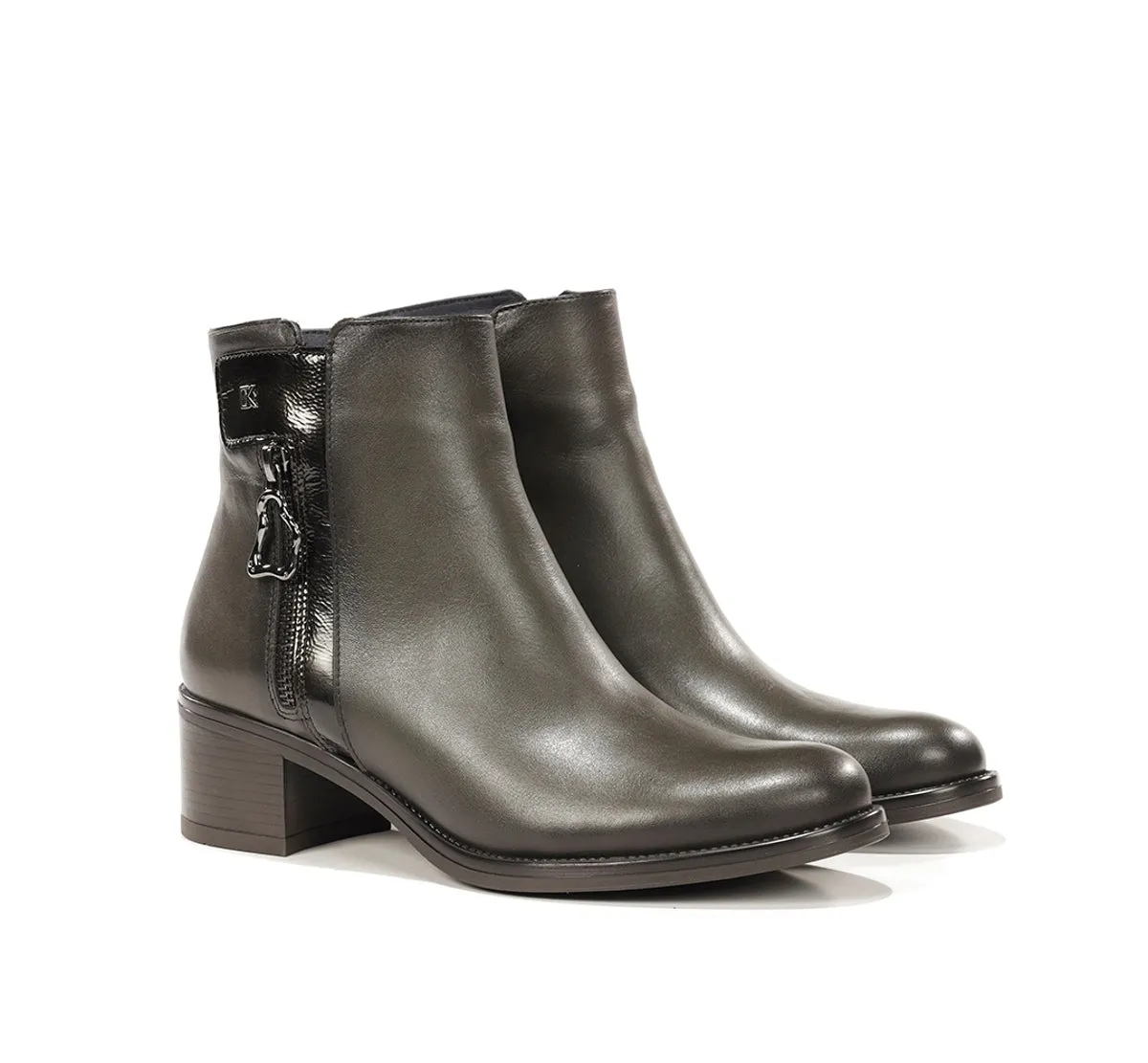 Fluchos Chiara D9434 stivaletti donna verdi tacco