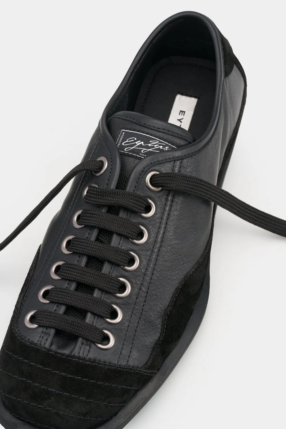 Eytys Balestra sneakers pelle nere barefoot