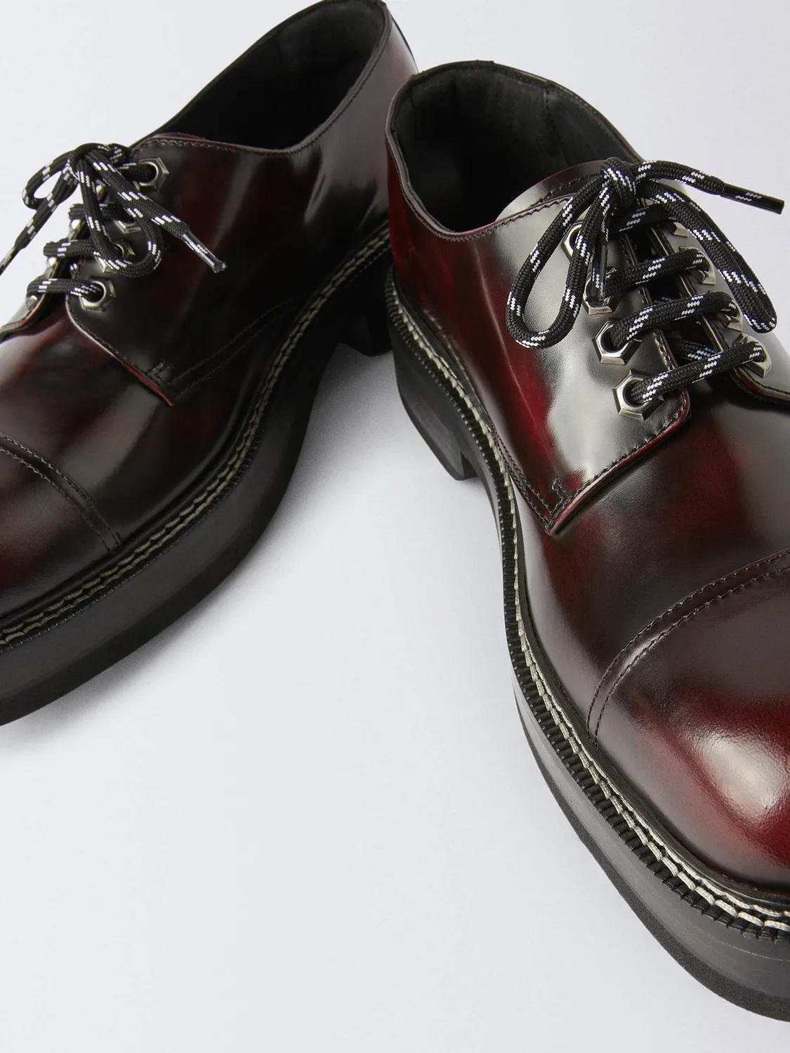 Eytys Savoy CT scarpe stringate pelle oxblood