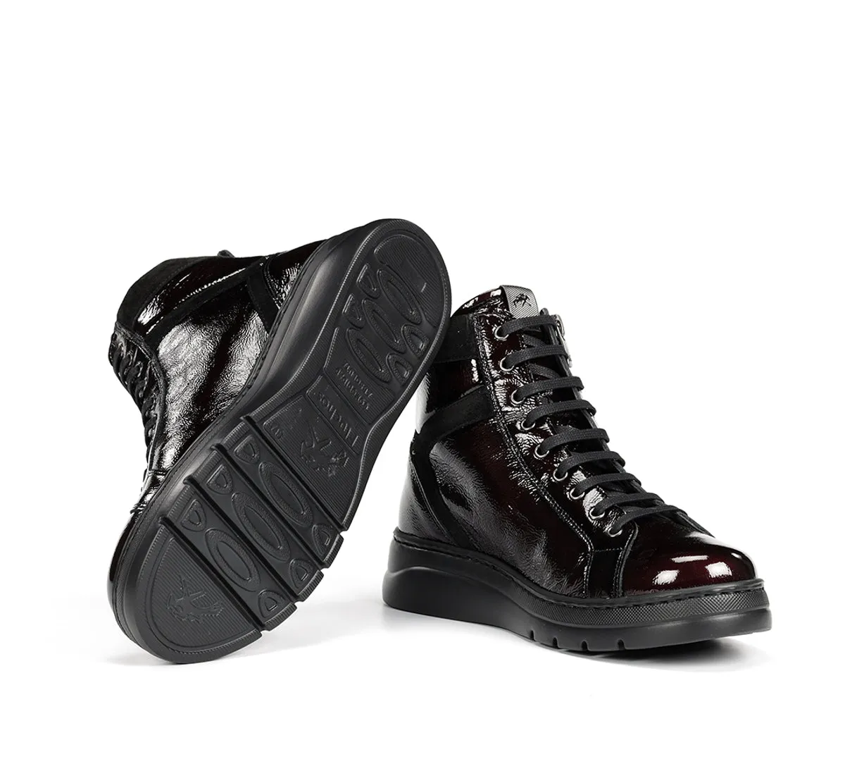 Fluchos Pompas F2250 sneakers donna bordeaux pelle