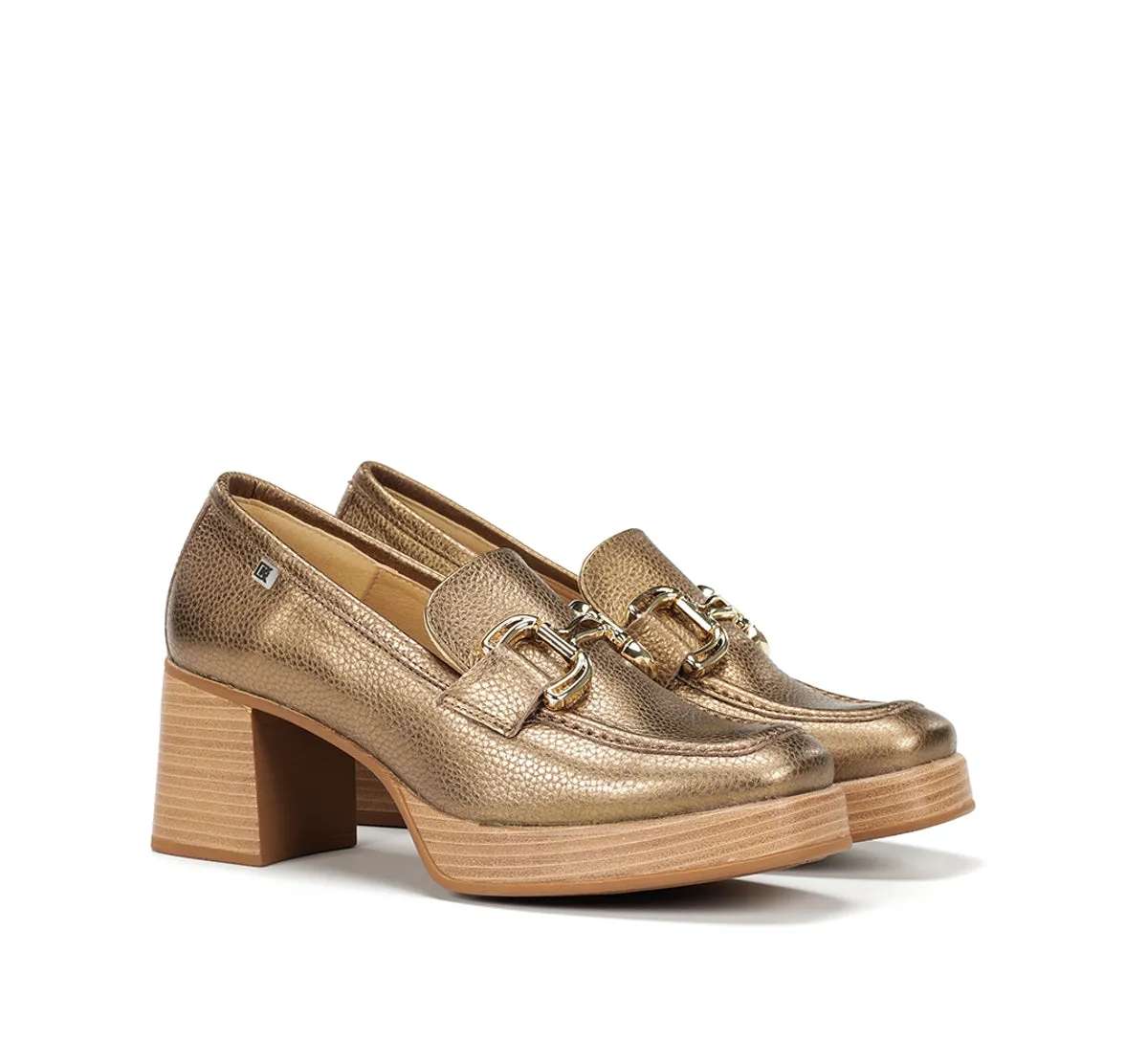 Dorking Cristel D9438 mocassini donna marroni plateau