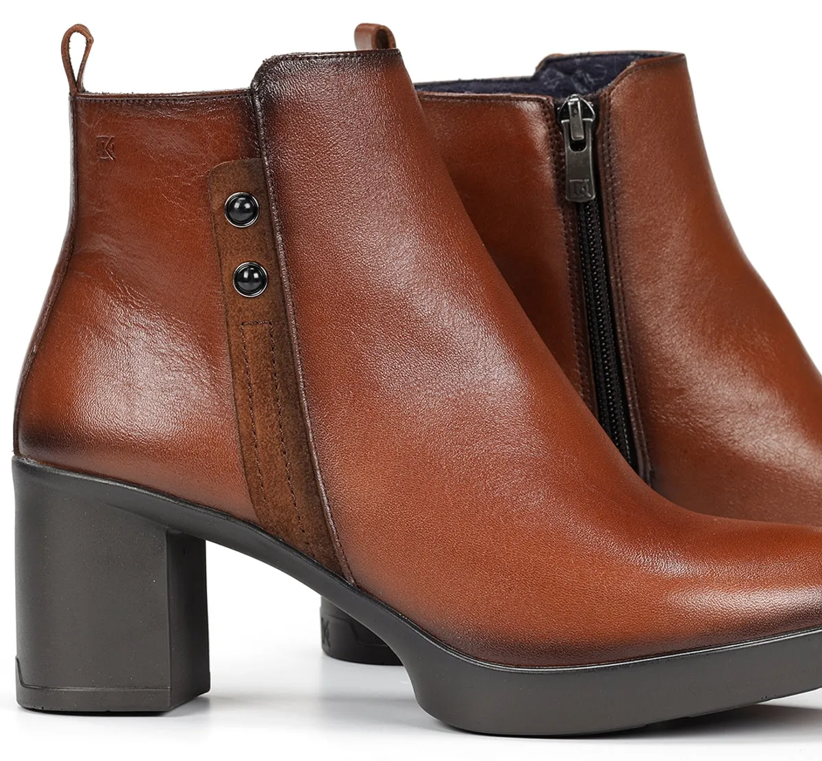 Fluchos Elite D9423 stivaletti donna marroni tacco