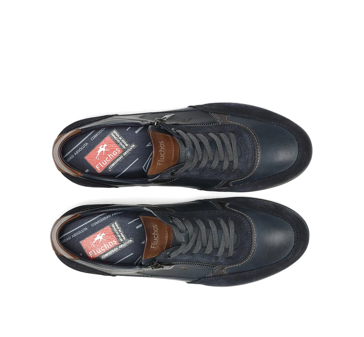 Fluchos Daniel F1288 sneakers uomo blu casual