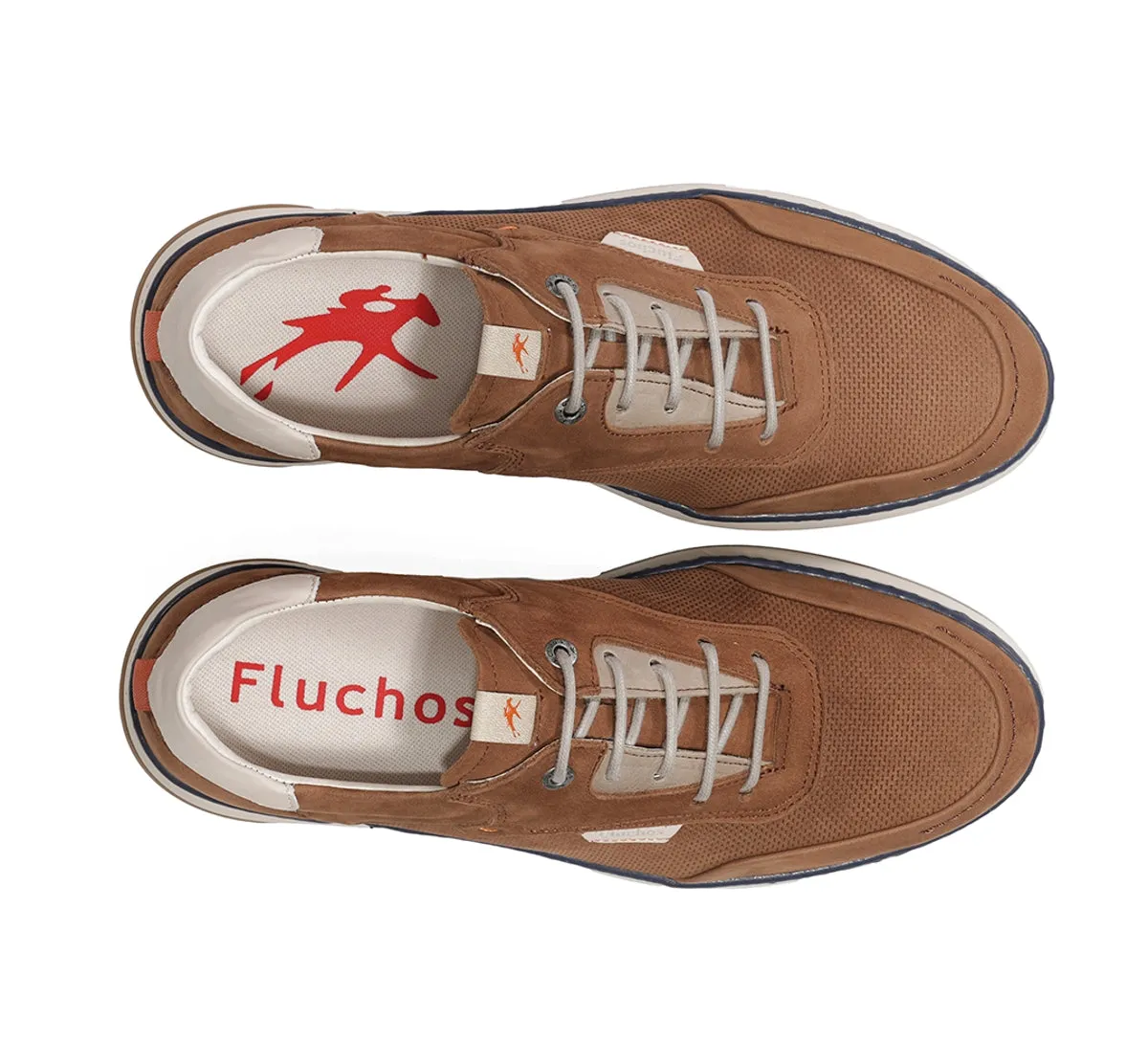 Fluchos Jeff F2210 Scarpe Uomo Marroni Slip On