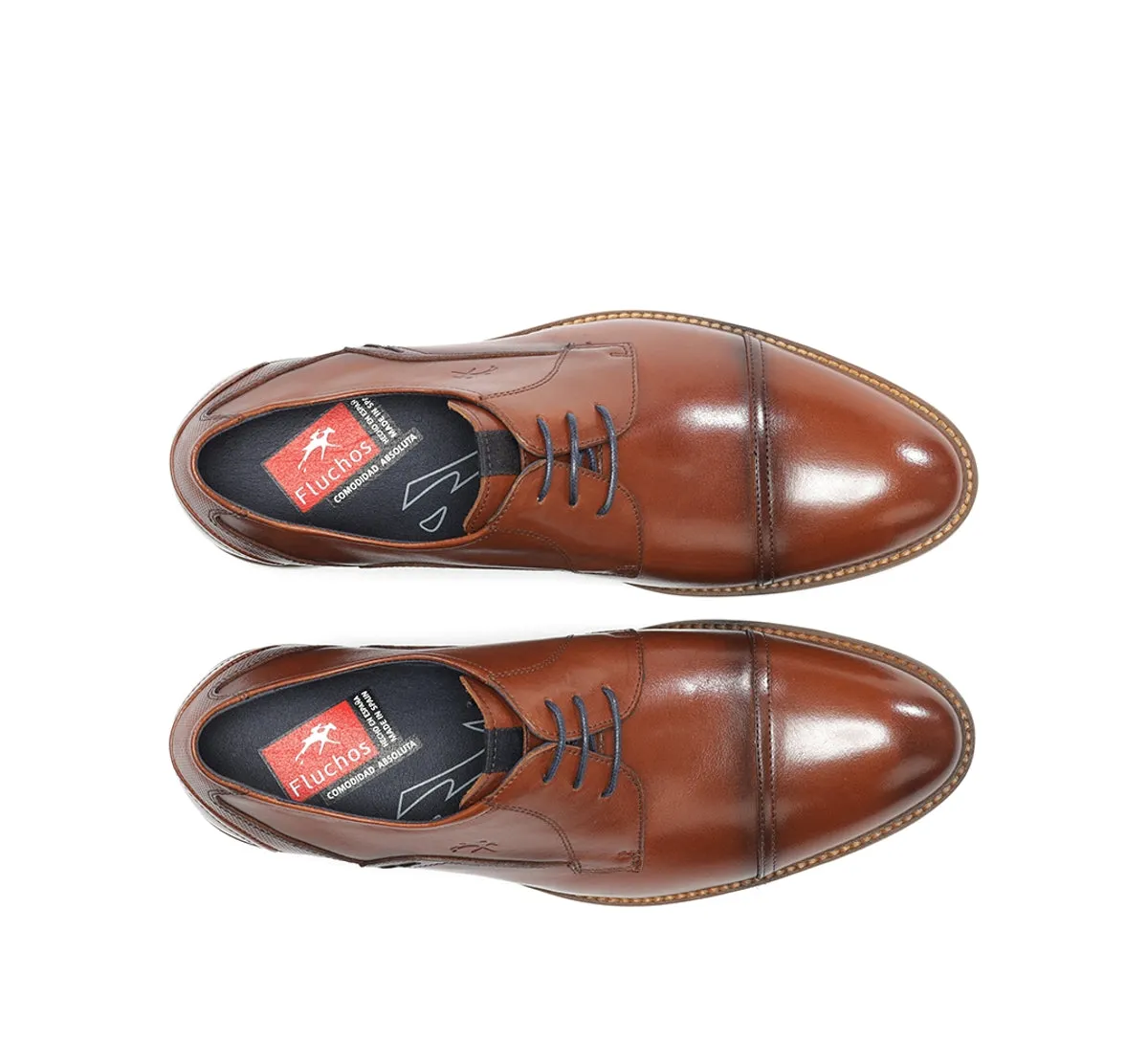 Fluchos Theo F1630 scarpa uomo marrone elegante