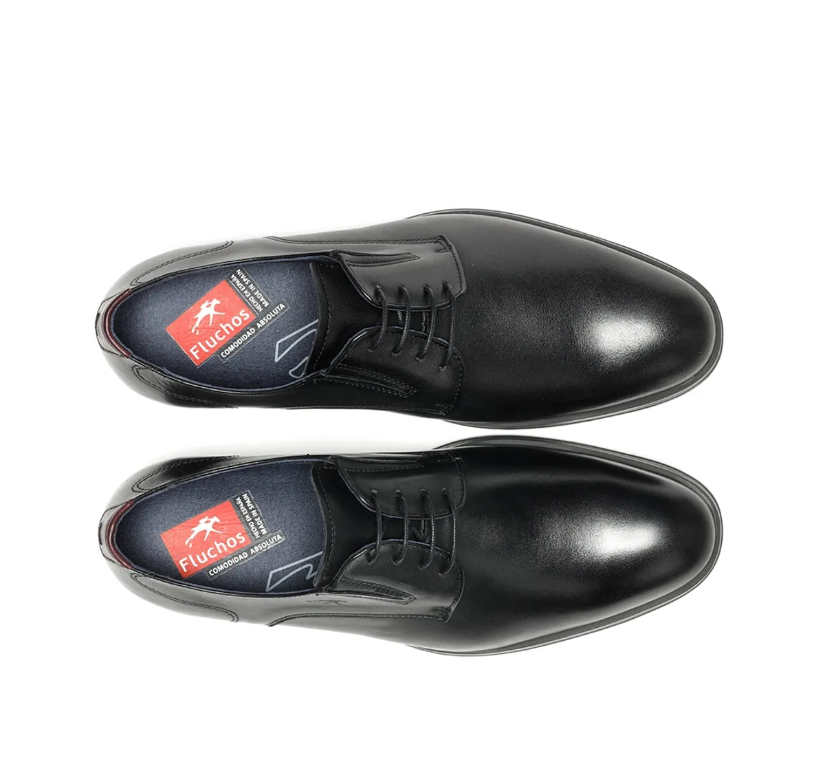 Fluchos Asgard F1887 scarpe uomo nere pelle