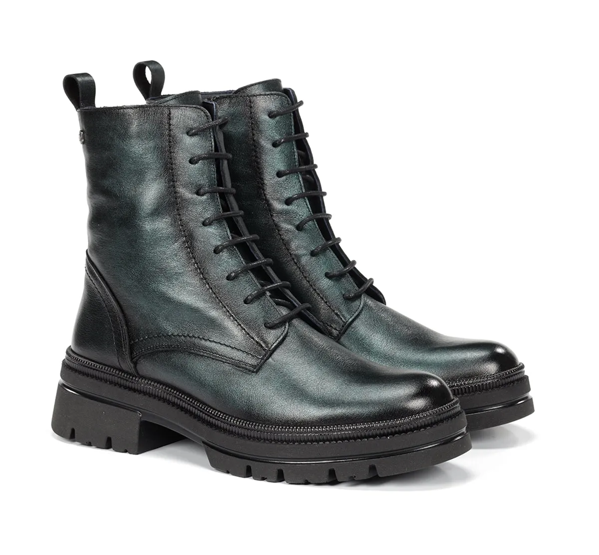 Fluchos Cosmo D9389 Stivaletto Verde Donna Track