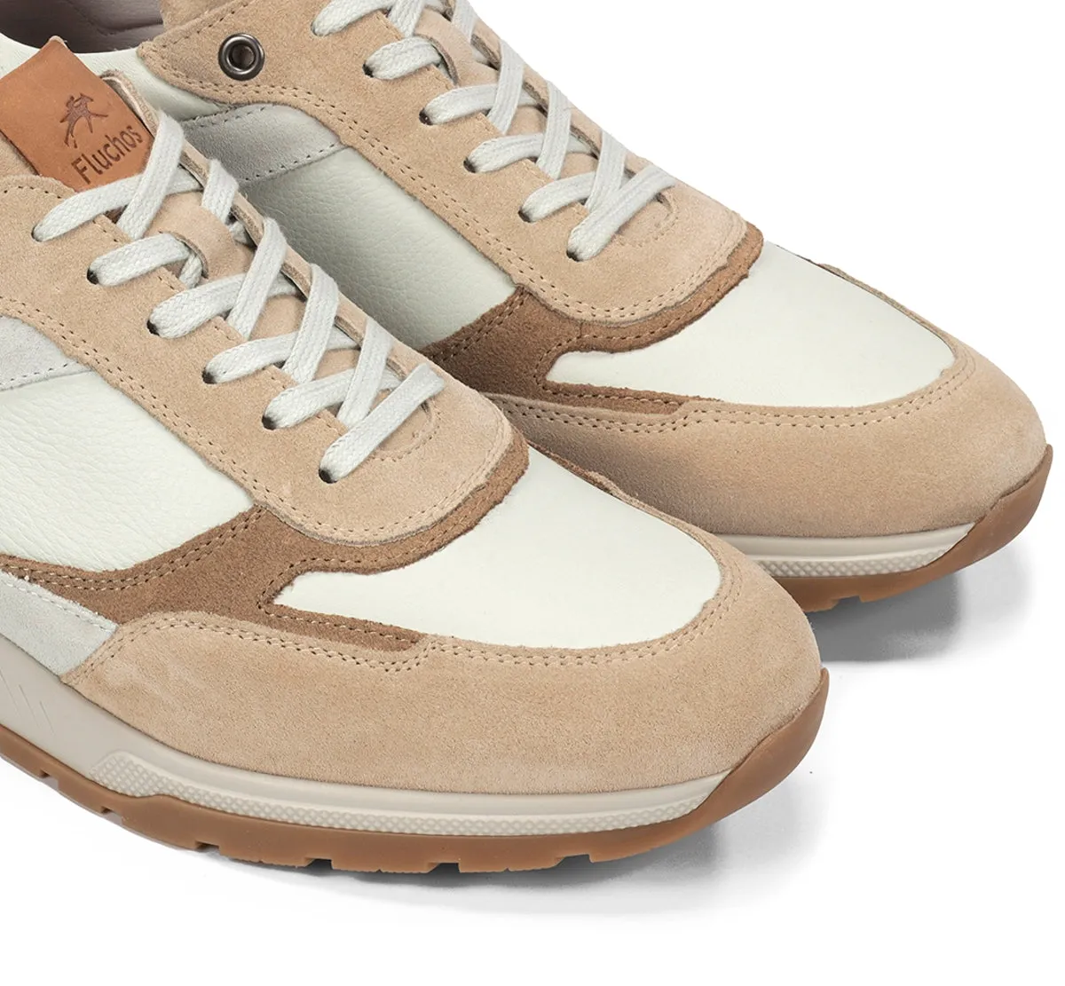 Fluchos Louis F2190 sneakers uomo tortora pelle