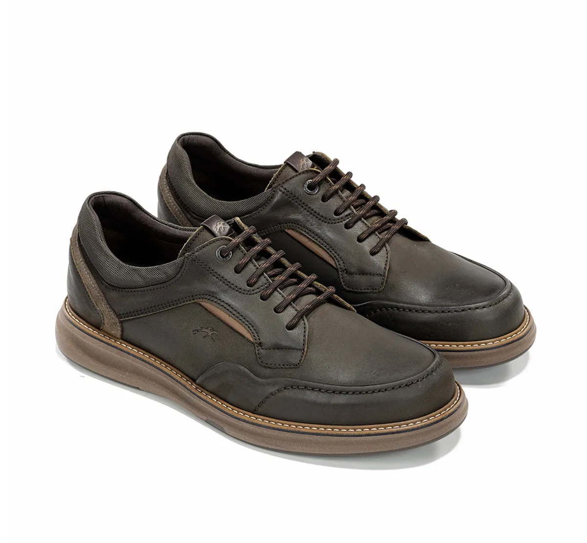 Fluchos Dalton F2509 scarpe uomo verdi pelle