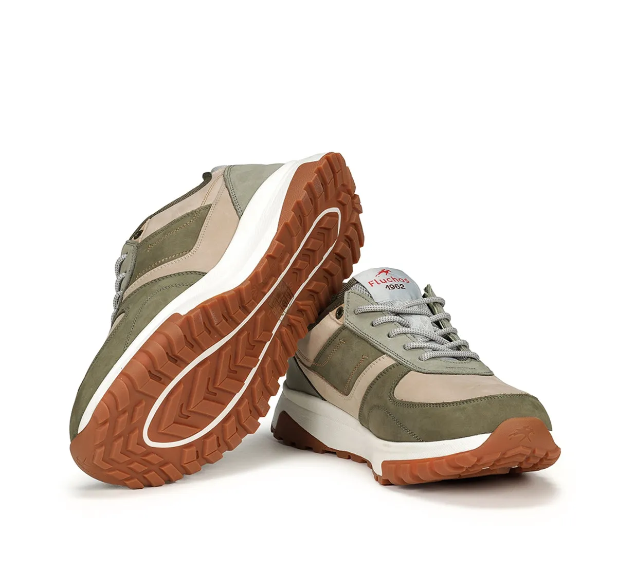 Fluchos Arion F2012 Sneakers Uomo Verdi Ammortizzate