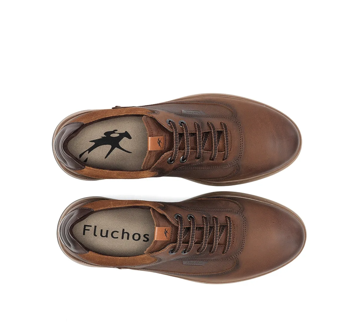 Fluchos Jeff F2277 scarpa marrone uomo elegante casual