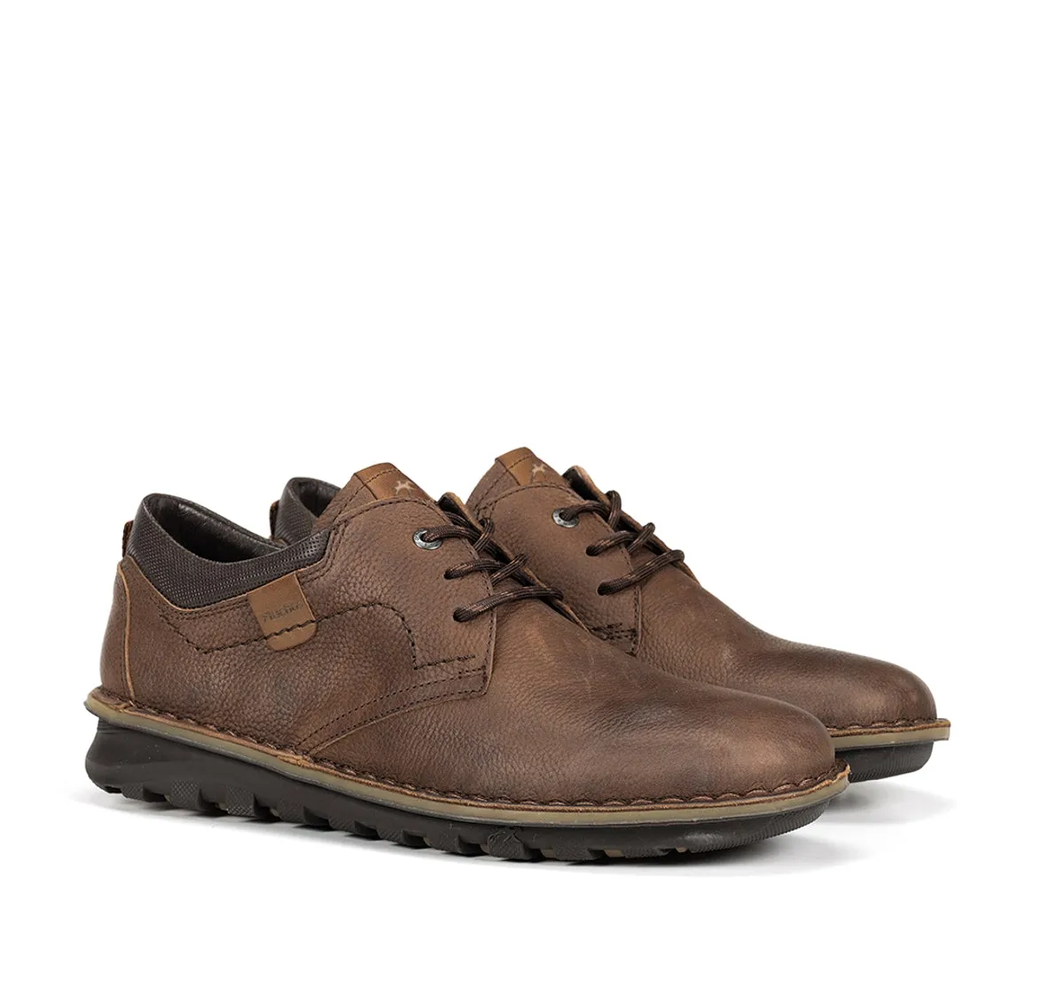 Fluchos Alvin F2258 scarpe marroni uomo lacci leggeri