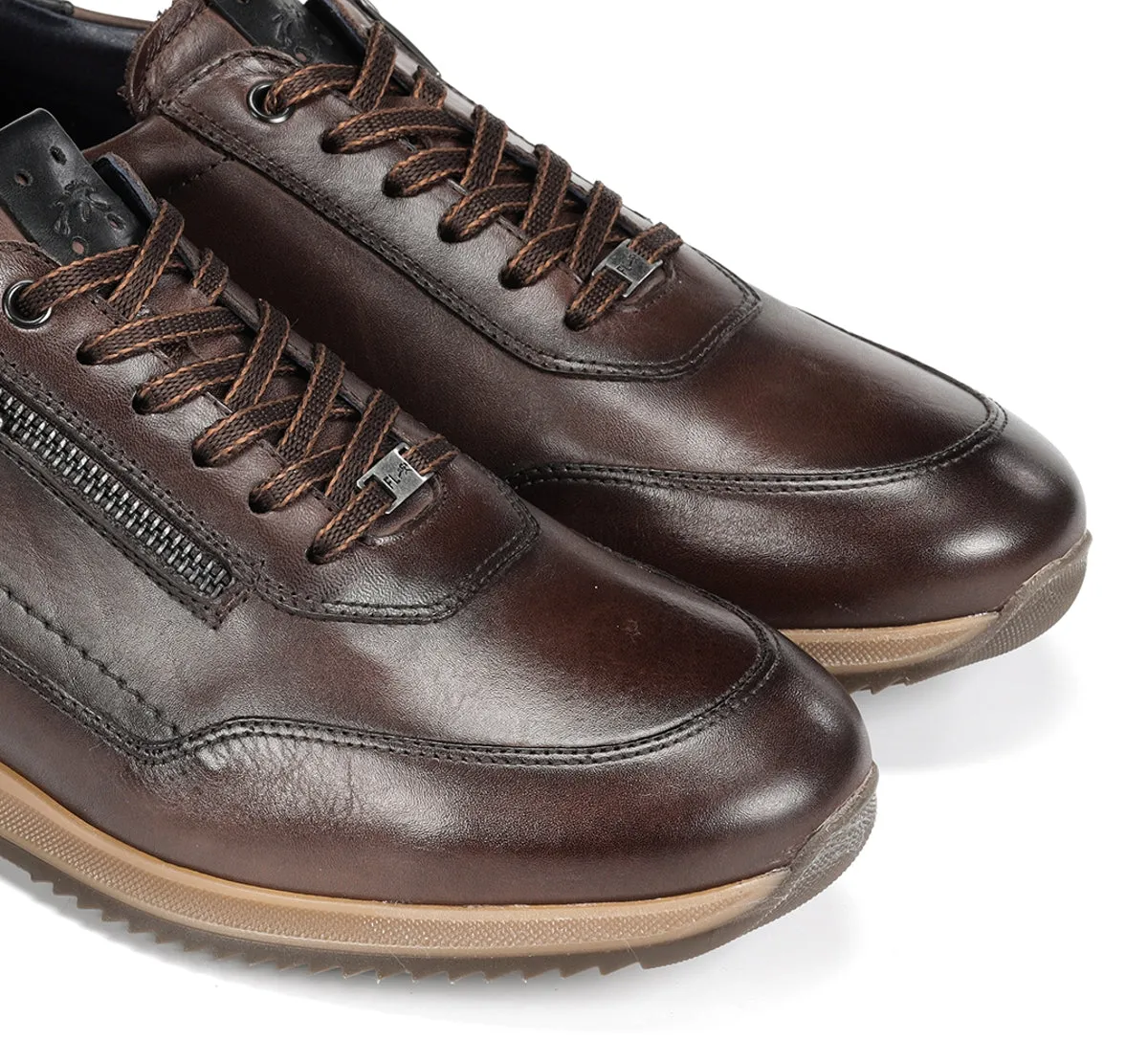 Fluchos Samir F2264 sneakers uomo marroni pelle