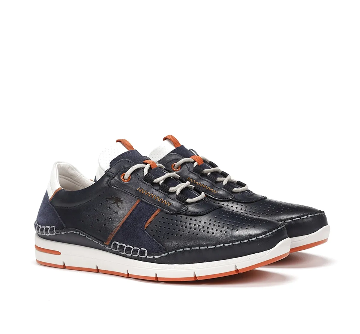 Fluchos Yannic F1442 sneakers uomo blu con lacci