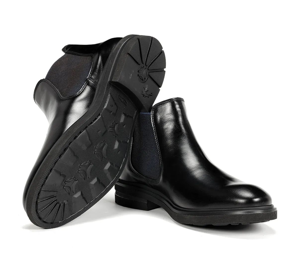Fluchos Belgas F0770 stivaletti neri eleganti uomo