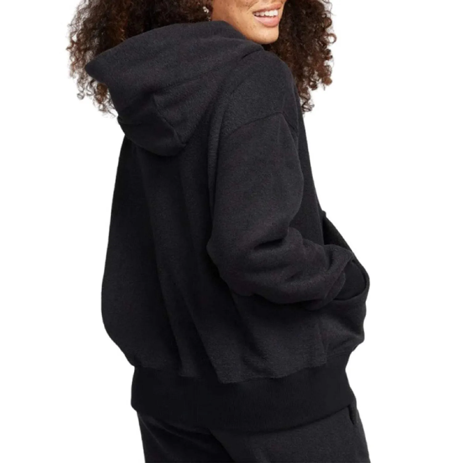 Nike Phoenix Fleece felpa cappuccio donna pile medio