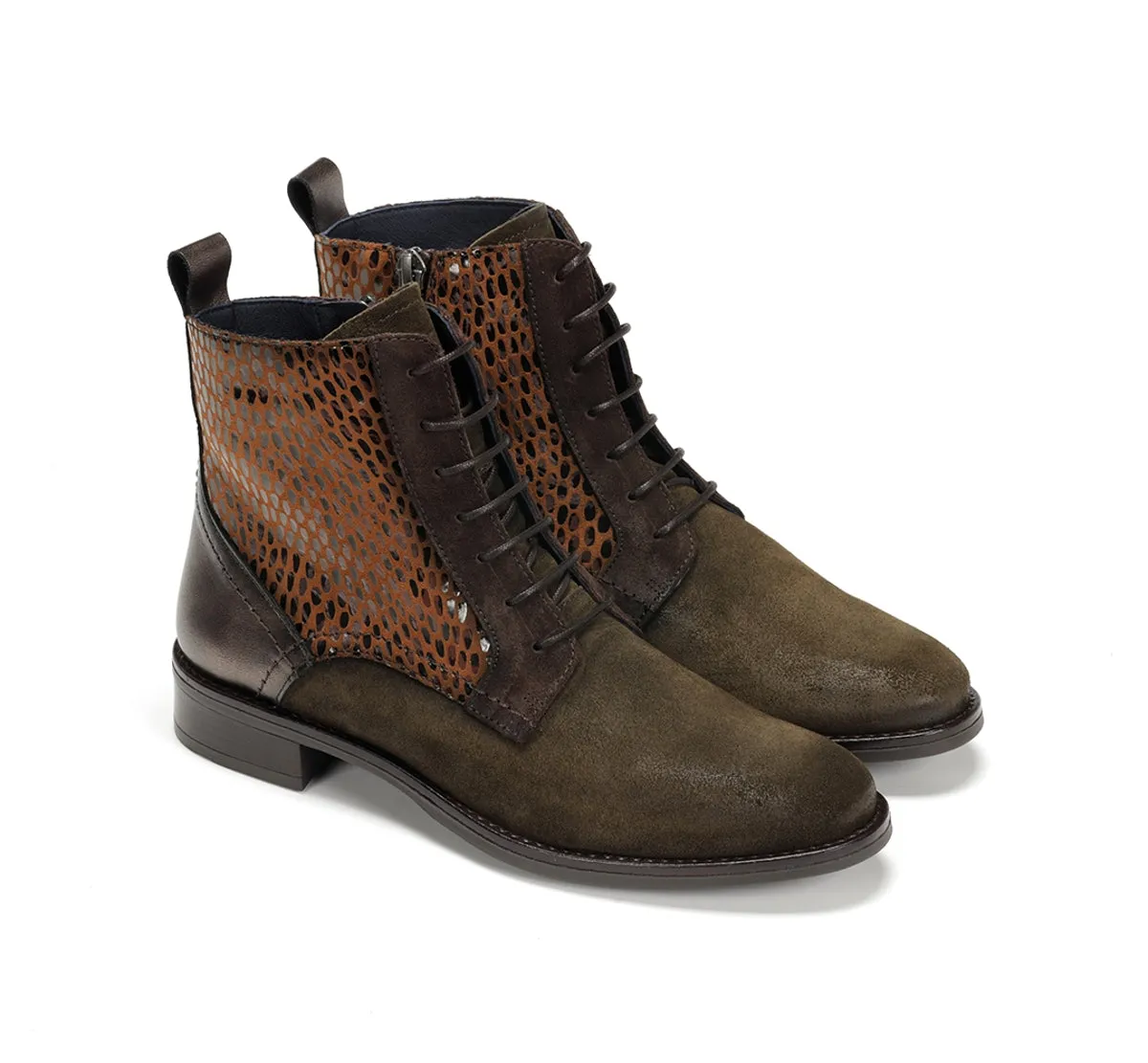 Fluchos Harvard D8709 stivaletti donna verdi autunno