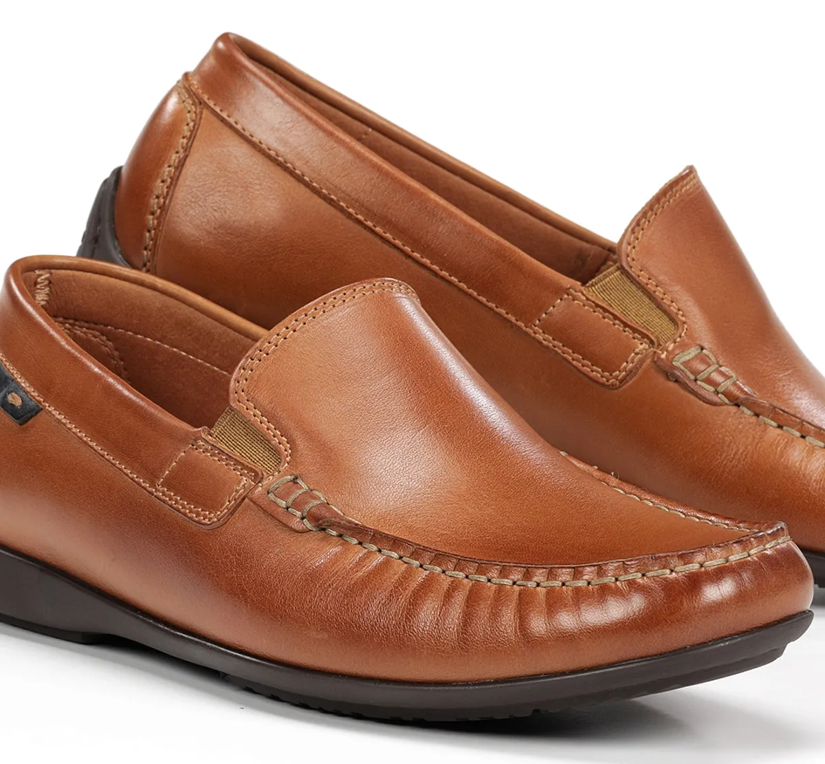 Fluchos Samoa F2208 mocassini uomo marroni flessibili