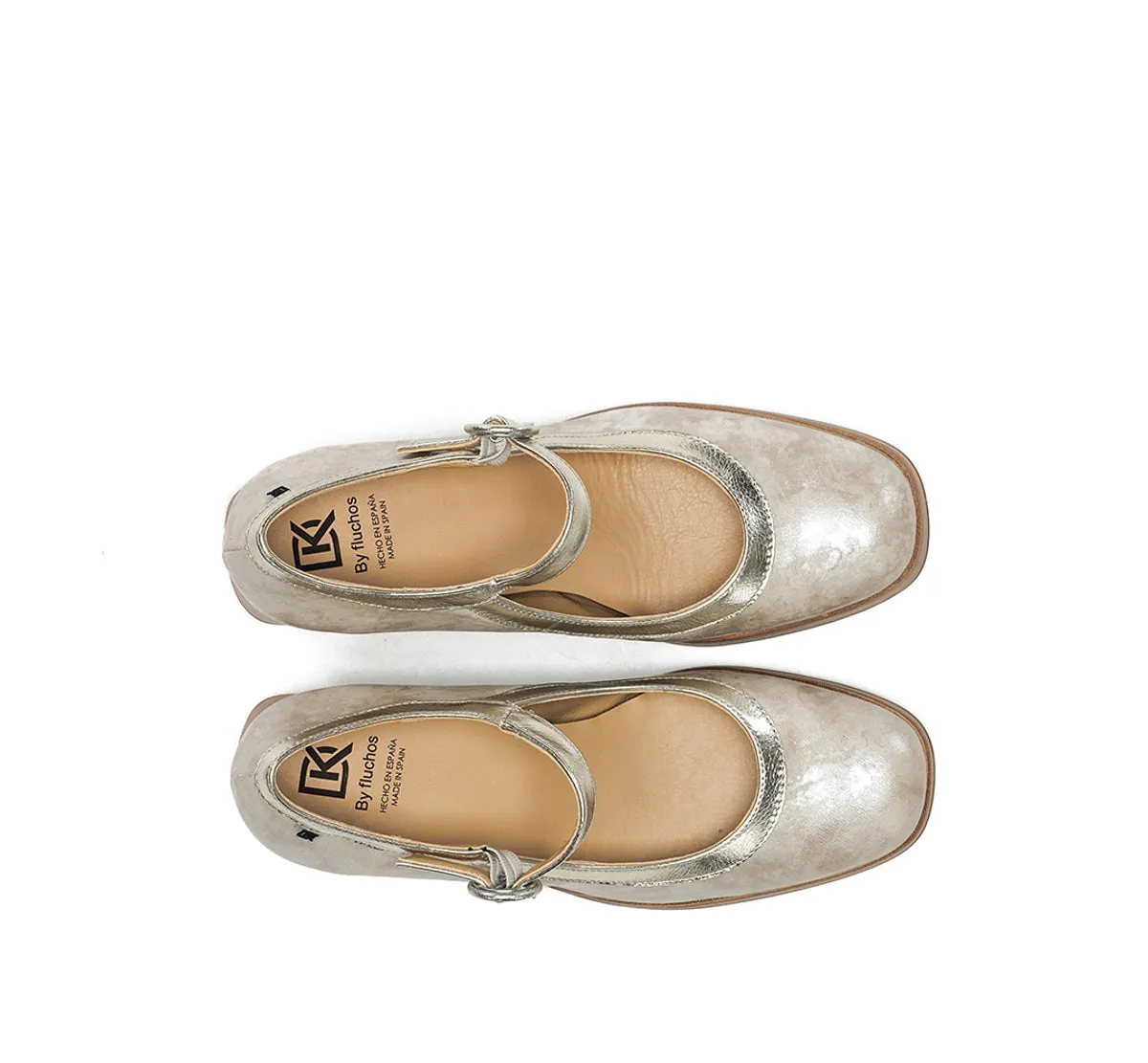 Fluchos Cristel D9661 scarpe taupe donna zeppa
