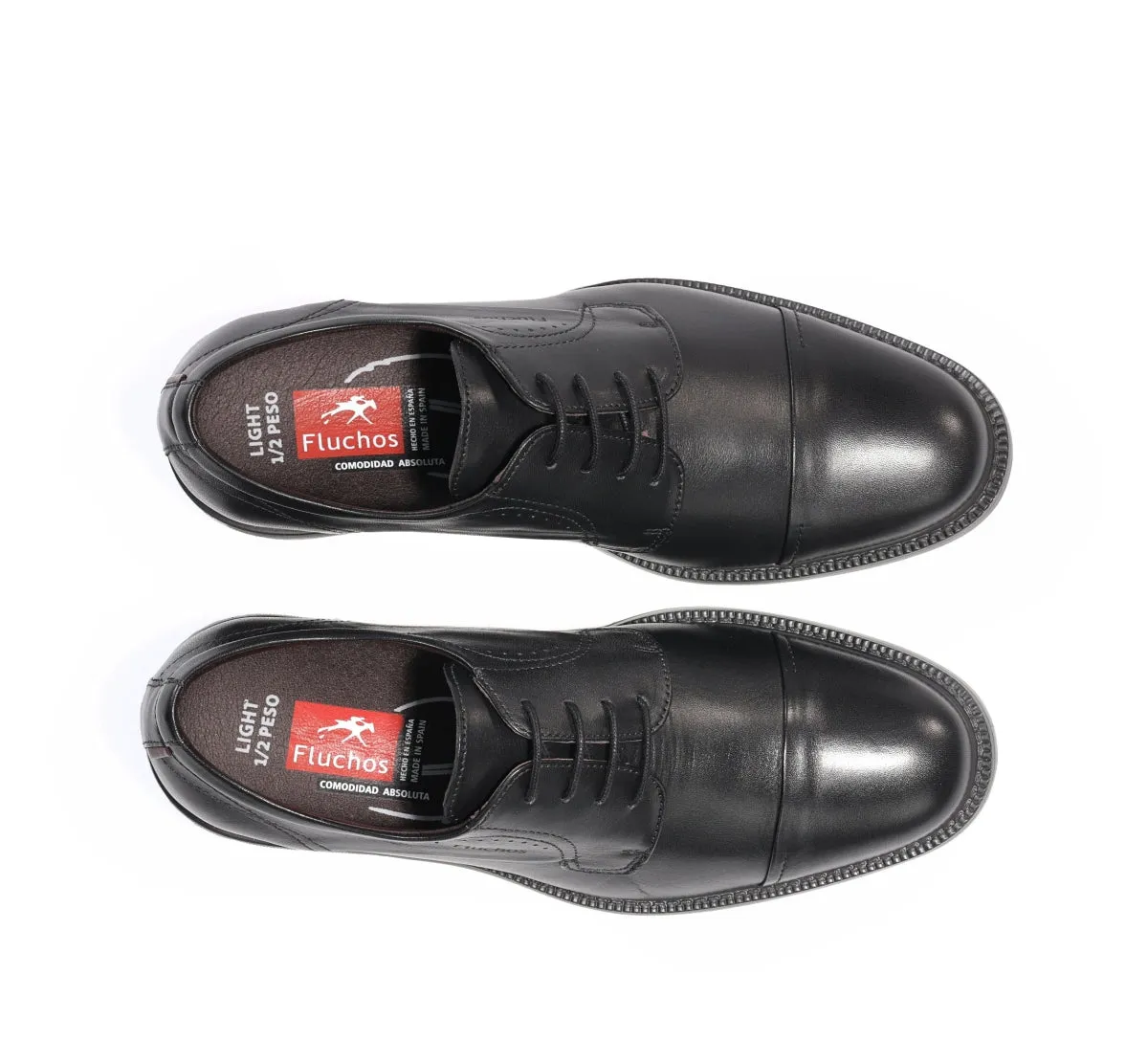 Fluchos Adrien F2494 Scarpe Uomo Nere in Pelle