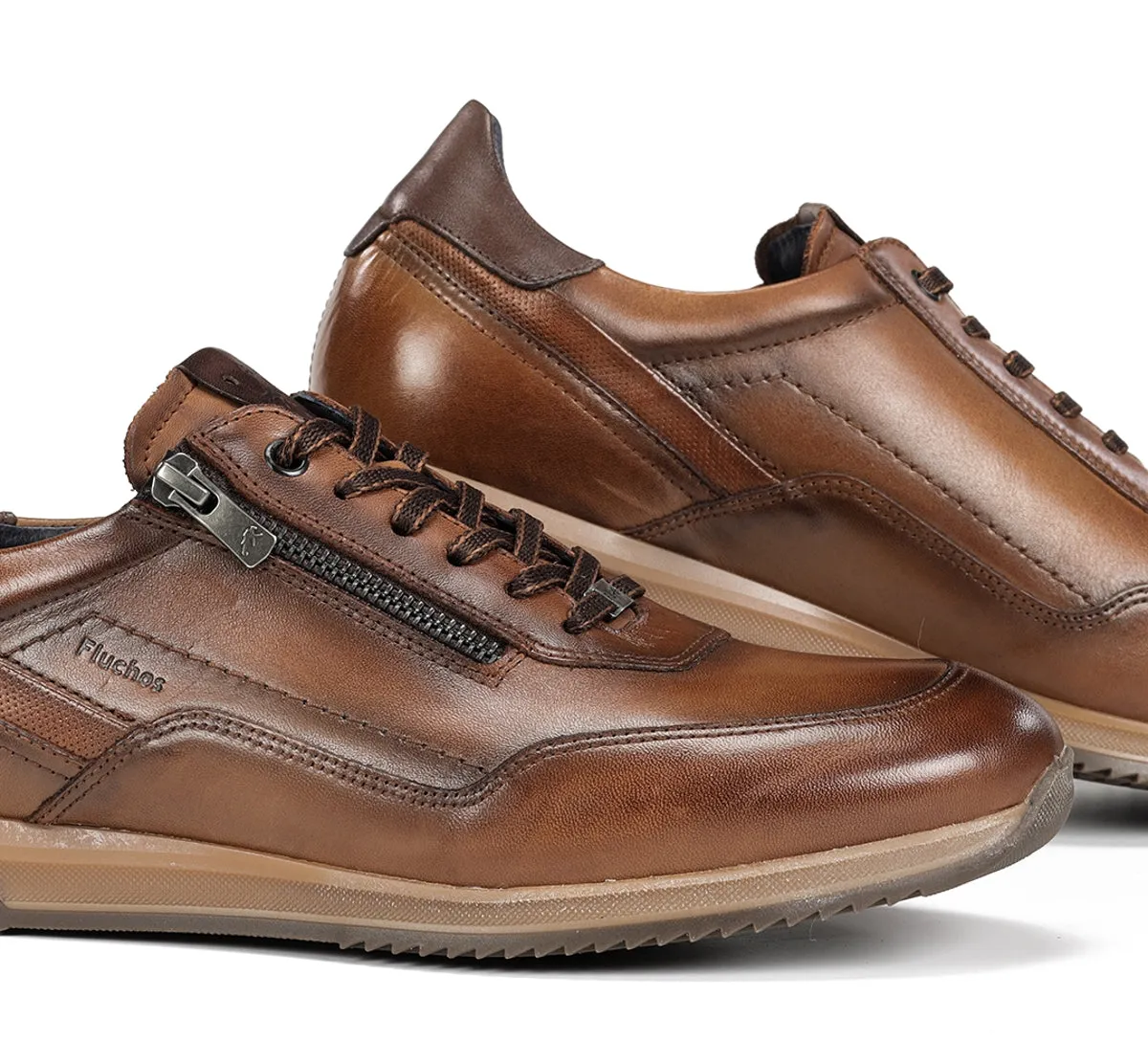 Fluchos Samir F2264 sneakers uomo marroni casual