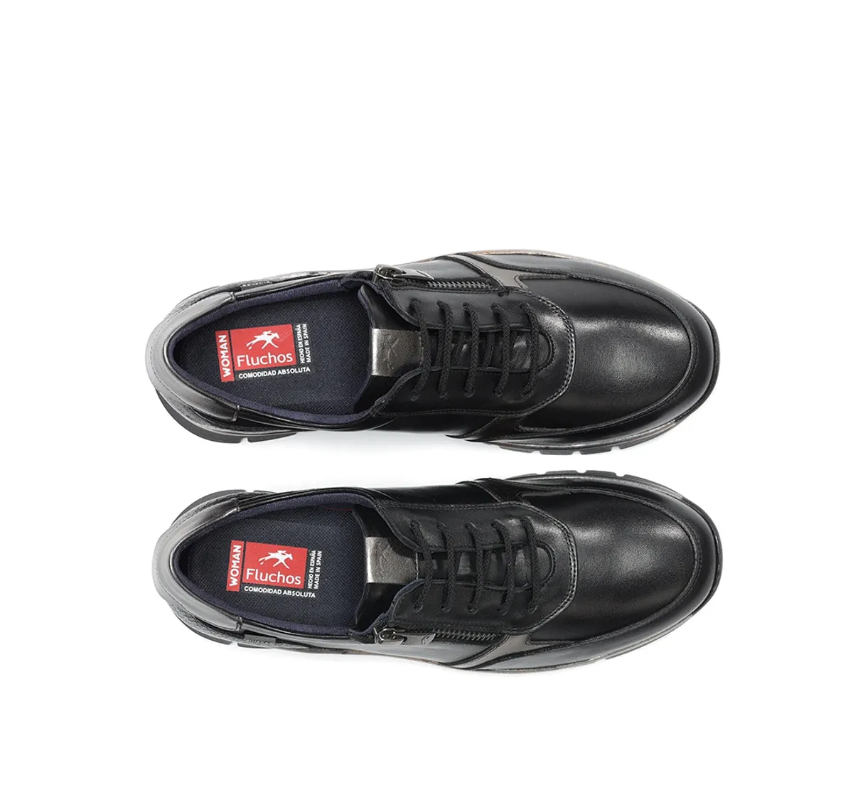 Fluchos Union F2070 sneakers nere donna