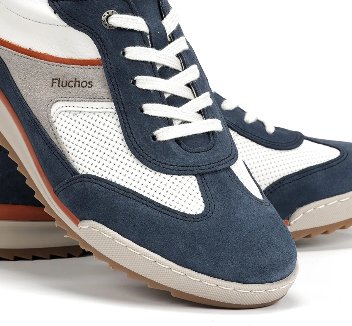 Fluchos Elder F2184 sneakers blu uomo suola dentellata