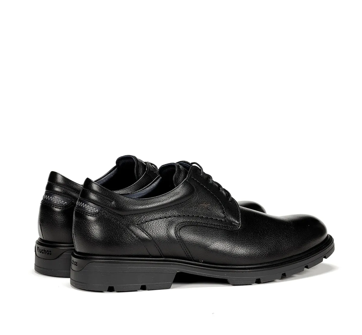 Fluchos Fredy F1604 Scarpa Nera Uomo Ufficio Flex