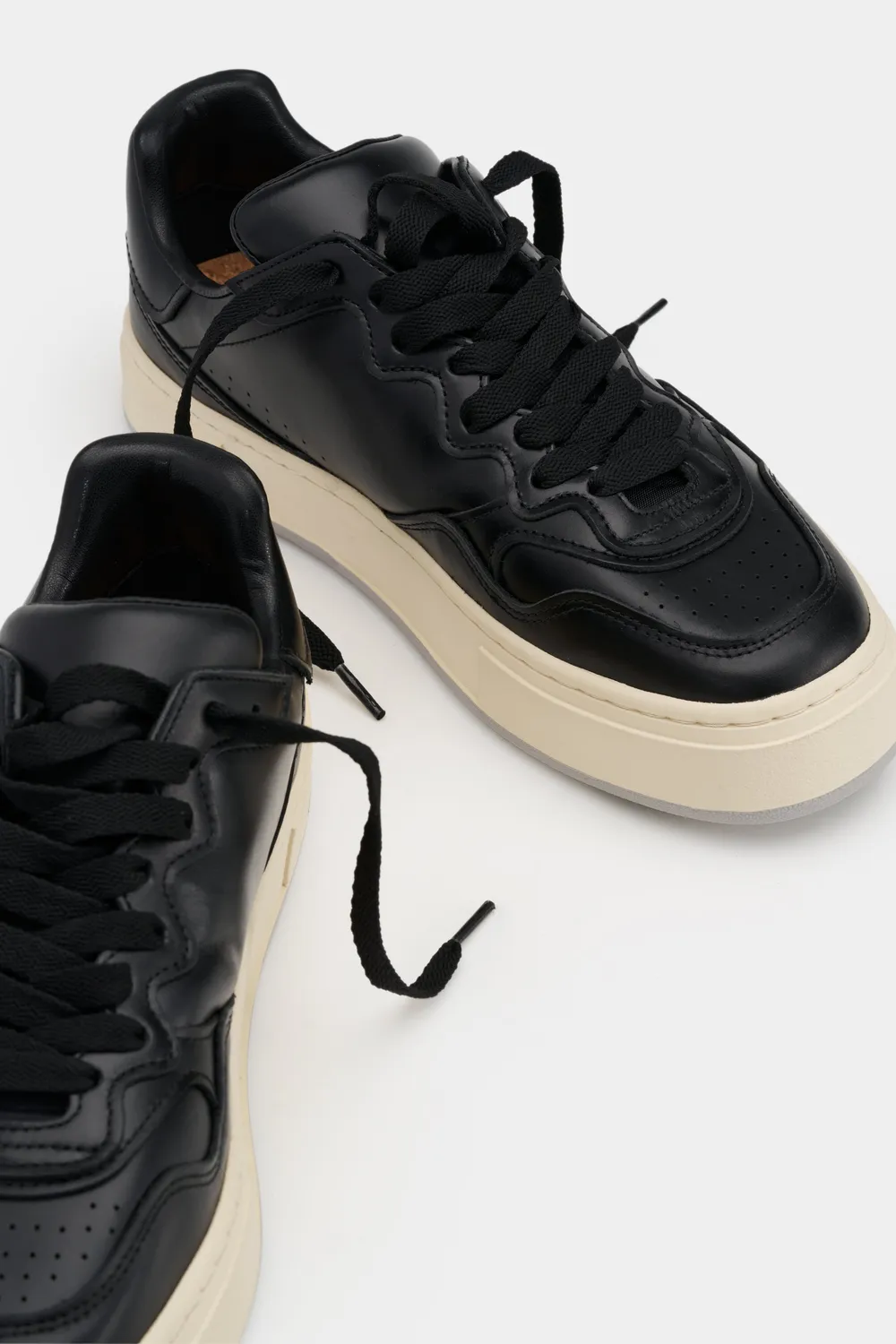 Eytys Trophy Black Leather sneakers nere pelle