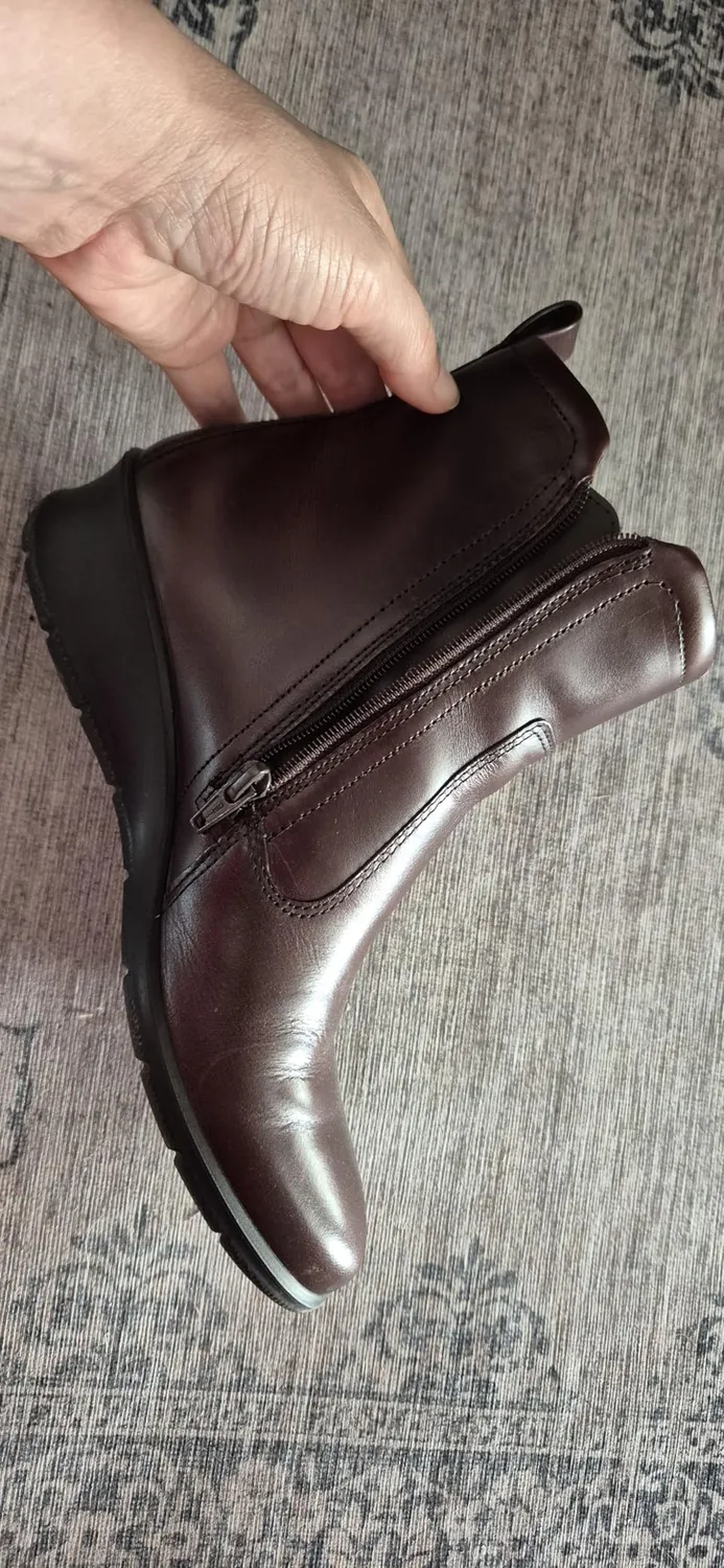 Ecco Felicia stivali donna 35 EU nero pelle zip