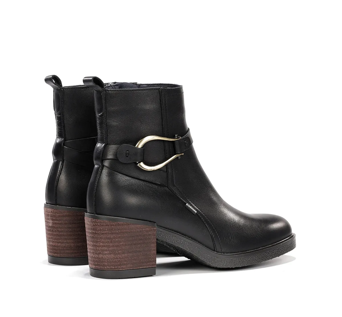 Fluchos Aroma D9754 stivaletti donna neri alla caviglia