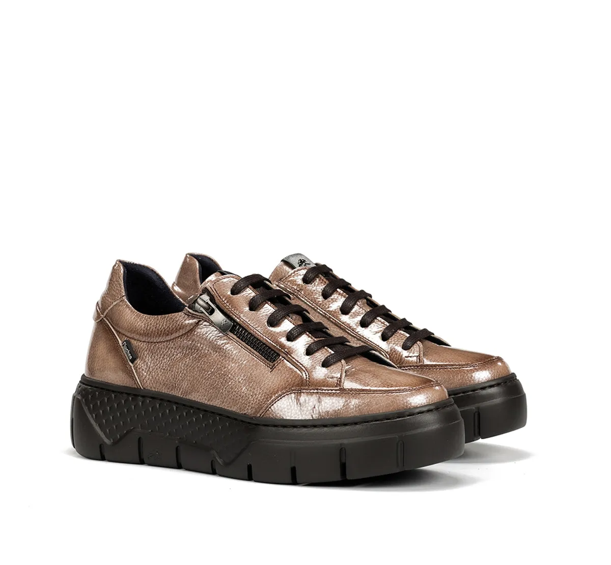 Fluchos Ilia F2306 sneakers donna taupe zeppa