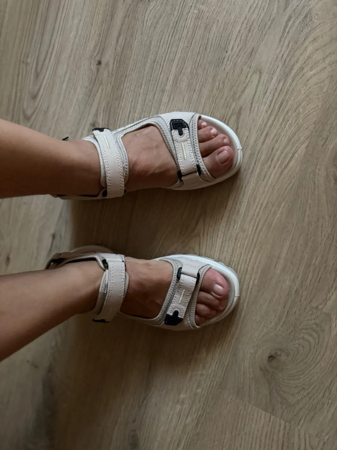 Ecco Offroad Yucatan sandali donna beige sostegno