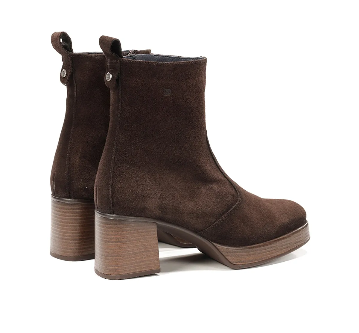 Dorking Cristel D9157 stivaletti donna marrone con platform