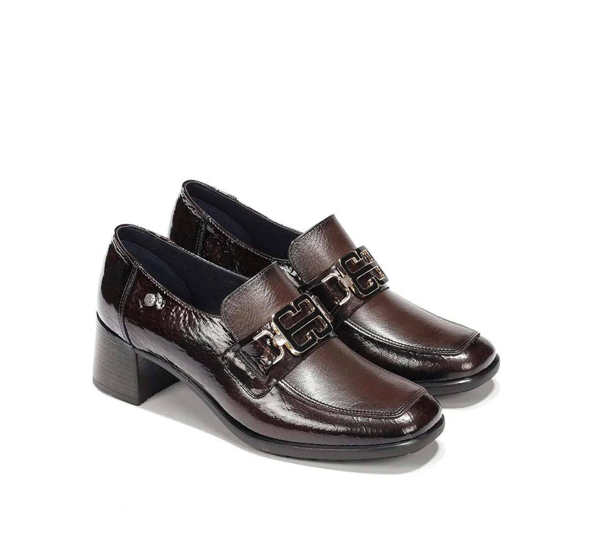 Fluchos Ikia D9774 Mocassino Donna Marrone Tacco Basso