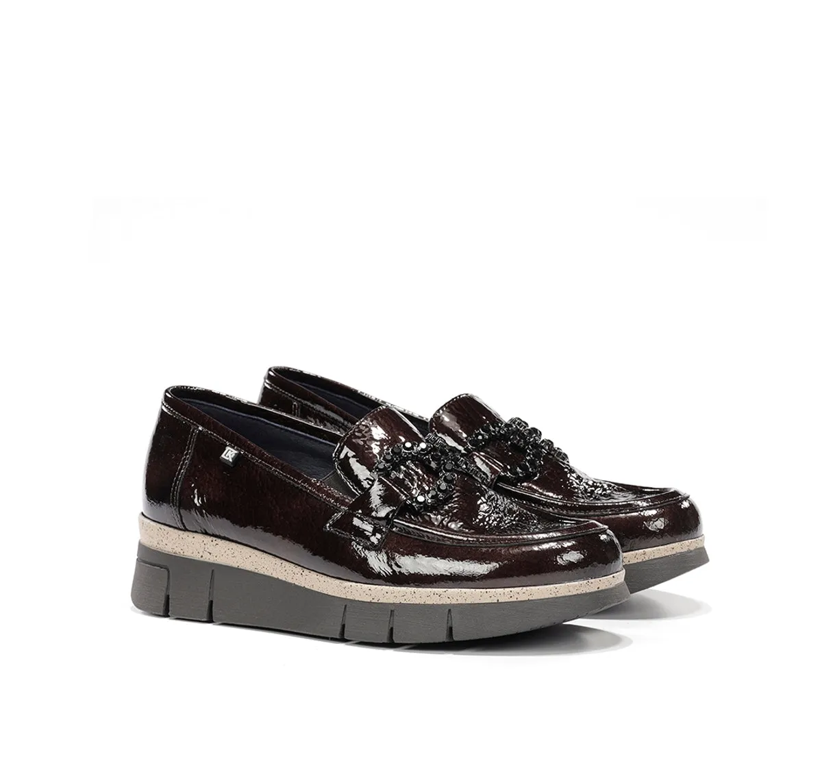 Fluchos India D9325 mocassino marrone suola grip