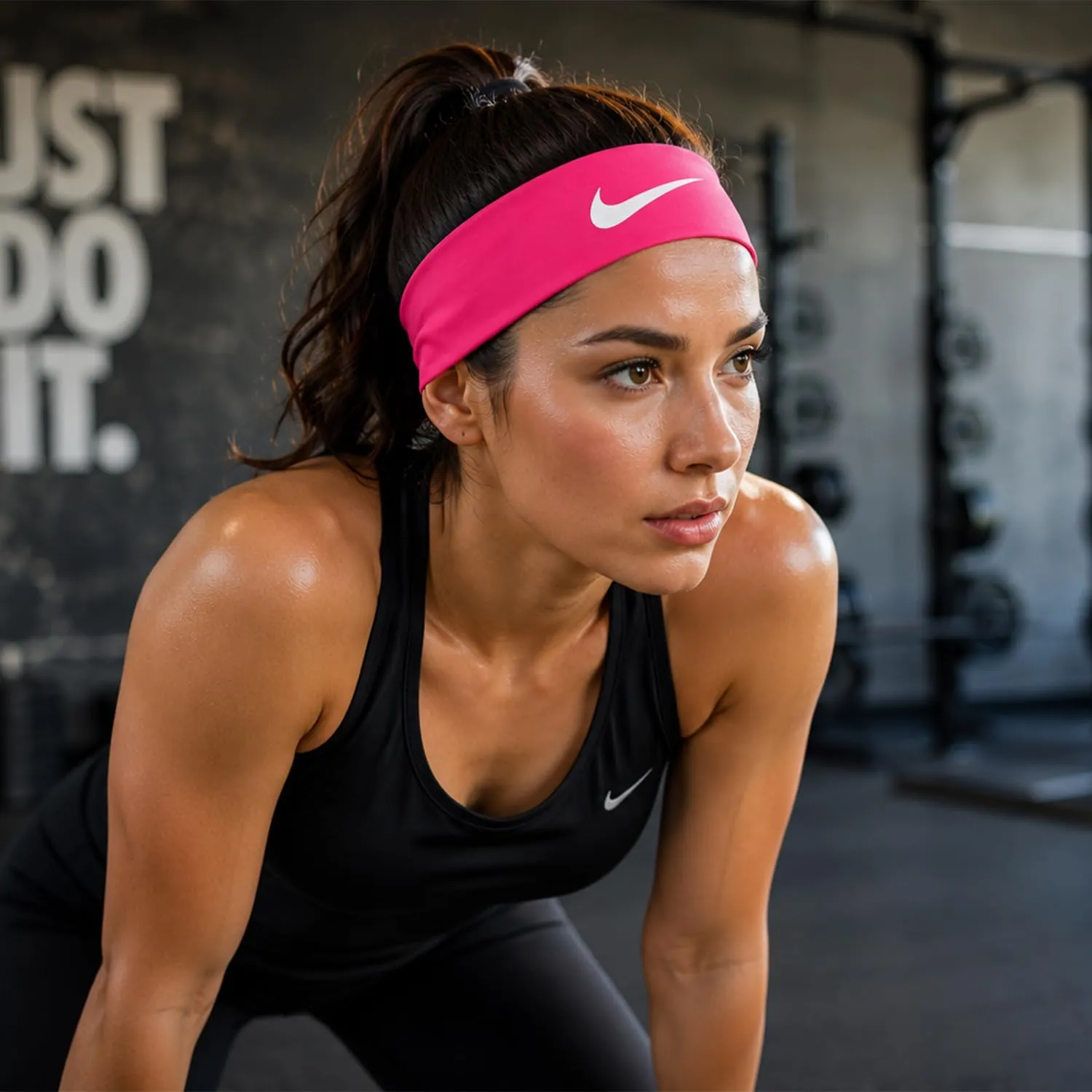Nike Fury fascia capelli sportiva rosa Dri-Fit