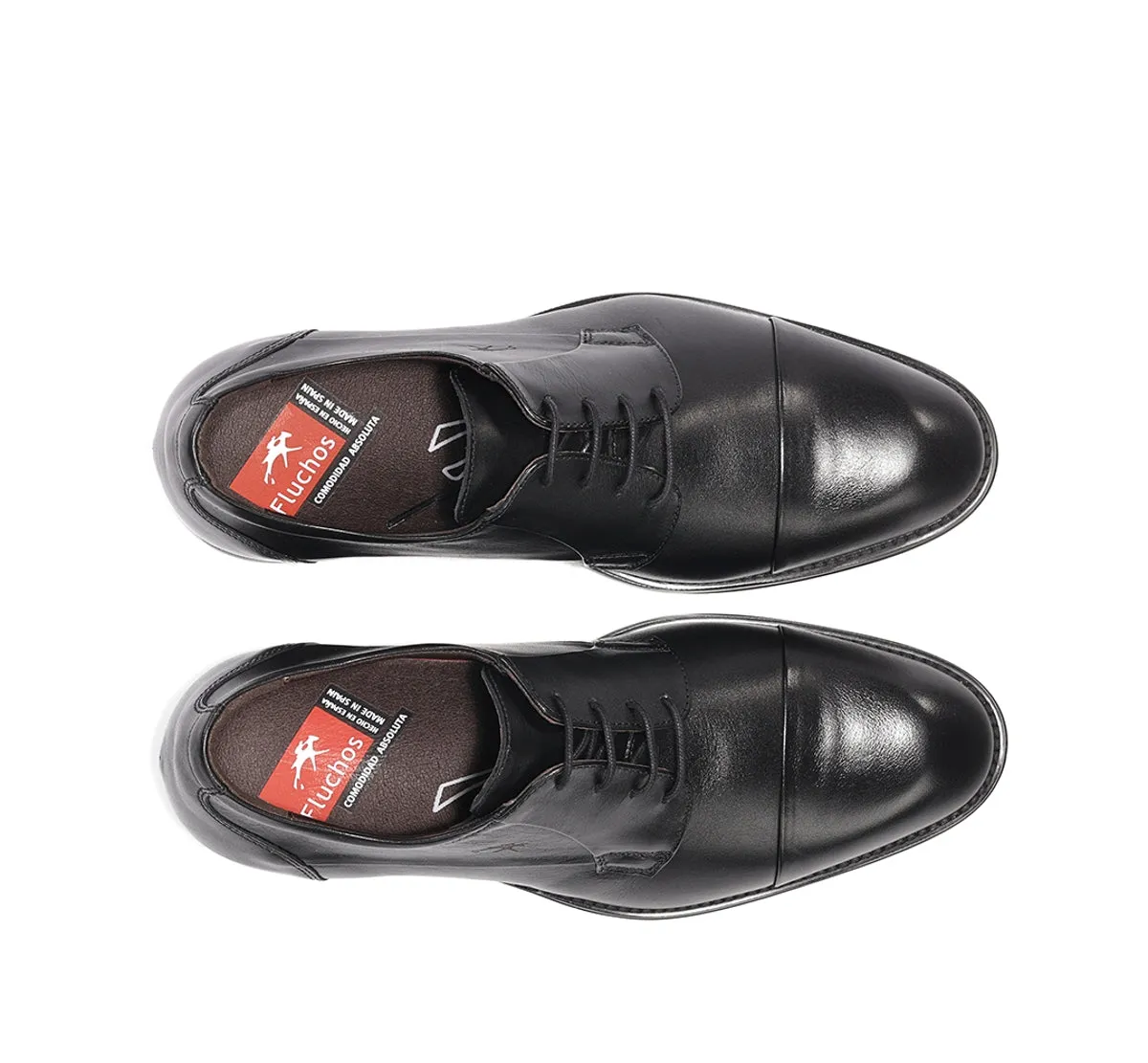 Fluchos Nantes F2486 scarpe uomo nero elegante